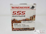 Approx 555 Rounds Of 22 LR 36 Grain 1280 FPS- Hollow Point Copper Plated