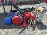 2 Air tanks and miscellaneous items