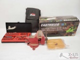 Cordless Blower, Air Hawk Pro, Bench Vise, Tool Set, and More!