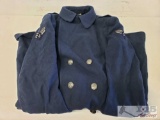 Air Force Trench Coat With Senior Airman Rank