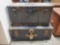 2 Vintage Trunks with Military Uniforms and More