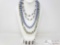 Ceramic Bead Necklace And Costume Pearl Necklace And Bracelets