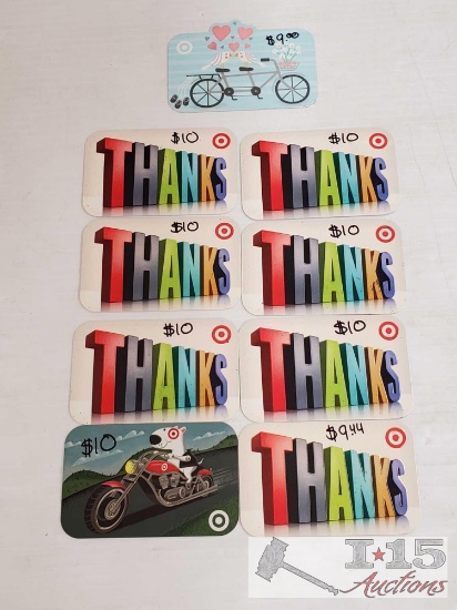 $88.44 Target Gift Cards