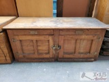 Vintage White Clad Trunk