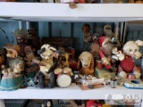 Vintage Toys. Figurines. Tax Tokens. Black Santas