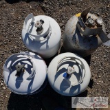 Four Propane Tanks