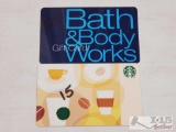 $25 Bath and Body Works Gift Card, $15 Starbucks Gift Card