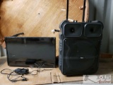 LG Desktop Monitor, Speaker And Power Cable