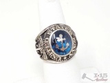 Sterling Silver United States Navy Ring- 18.2g