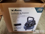 Anvil 2 GAL Pancake Air Compressor and Accessory Kit
