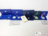 United States .900 Silver Liberty Coins, United States Korean War Memorial Coin, And 2004 Lewis And