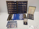 United States $1 Coin Collections, State Quarters Collection and Presidential Dollars