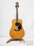 1973 Martin & Co Acoustic D-35 Guitar With Martin Hard Case
