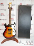 1960s Mosrite Combo Sunburst Electric Guitar with Hard Case