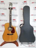 Morgan Acoustic Guitar With Hard Case