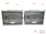 2 Kustom KPM-10 Stage Monitor Speakers