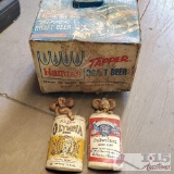 Vintage Hamm's Beer Tapper Mini Keg 2-1/4 Gallons with Box, Olympia Beer Wall Decor, and Budweiser