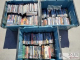 3 Totes Full Of DVD Movies