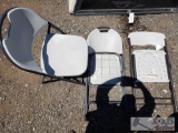 Three Plastic Chairs