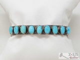 Native American SC Turquoise Cuff Bracelet