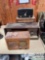 3 Vintage Radios and Record Player