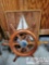 2 Ship Wheels and Sail Boat Art