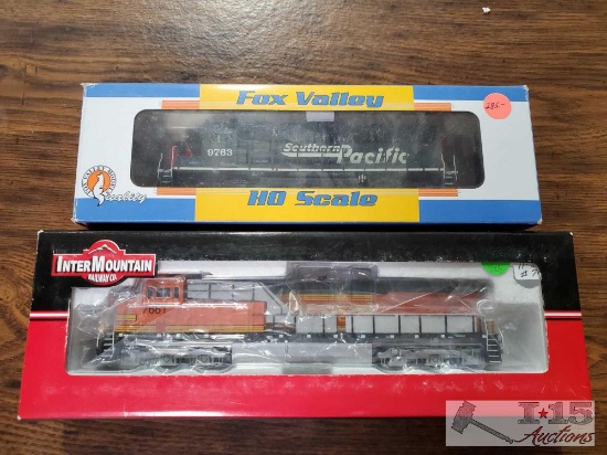2 HO Scale Locomotives Fox Valley Models and InterMountain Railway Co