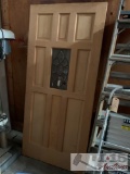 Wood And Glass Door