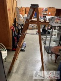 6? Wooden ladder