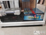 Sony CD/DVD Player, Denon Cassette Player