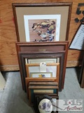 13 Pieces of Framed Art