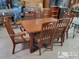 Wooden Dinningroom Table And Chairs