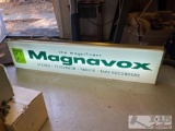 Single Sided Magnavox Lighted Sign