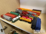 Approx 28 Model Train Cars And Locomotive