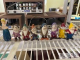 1930?s Snow White and 7 Dwarves Figurines
