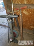 Bike Pumps, Stabilizer, and Seed Roller