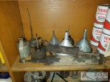 Antique Oilers and Funnels