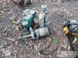 2 Small Gas Powered Engines And Jabson Centrifical Pump