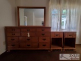 One Dresser And Two Night Stands