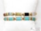 2 14K Gold Braclets With Semi-Precious Stones- 22g
