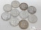 Approx 10 Half Dollars Of Ben Franklin Coins Ranging Between 1949 To 1963