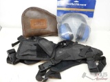 1 Smith & Wesson Ear Muffs And 2 Gun Holsters