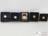 5 Gold Filled UPS Pins
