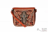 Montana West ... Cross body purse with large cross concho and crystal rhinestones.