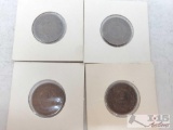 Four U.S.A 2 Cent Coins