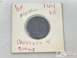 1804 Half Cent Coin