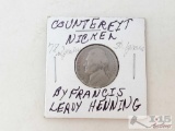 One Counterfeit Nickel By Francis Leroy Henning