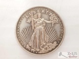 1 Saint Gaudens Coin .25ozt .999 Fine Silver