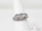 14k White Gold Diamond Ring 2.8g