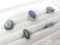 5 Sterling Silver And Turquoise Fashion Rings 34.5g
